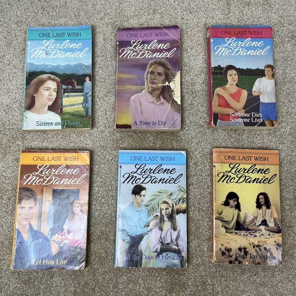 Complete Set Of 11 Lurlene McDaniel One Last Wish Series YA Teen Romance Bantam - Picture 5 of 15